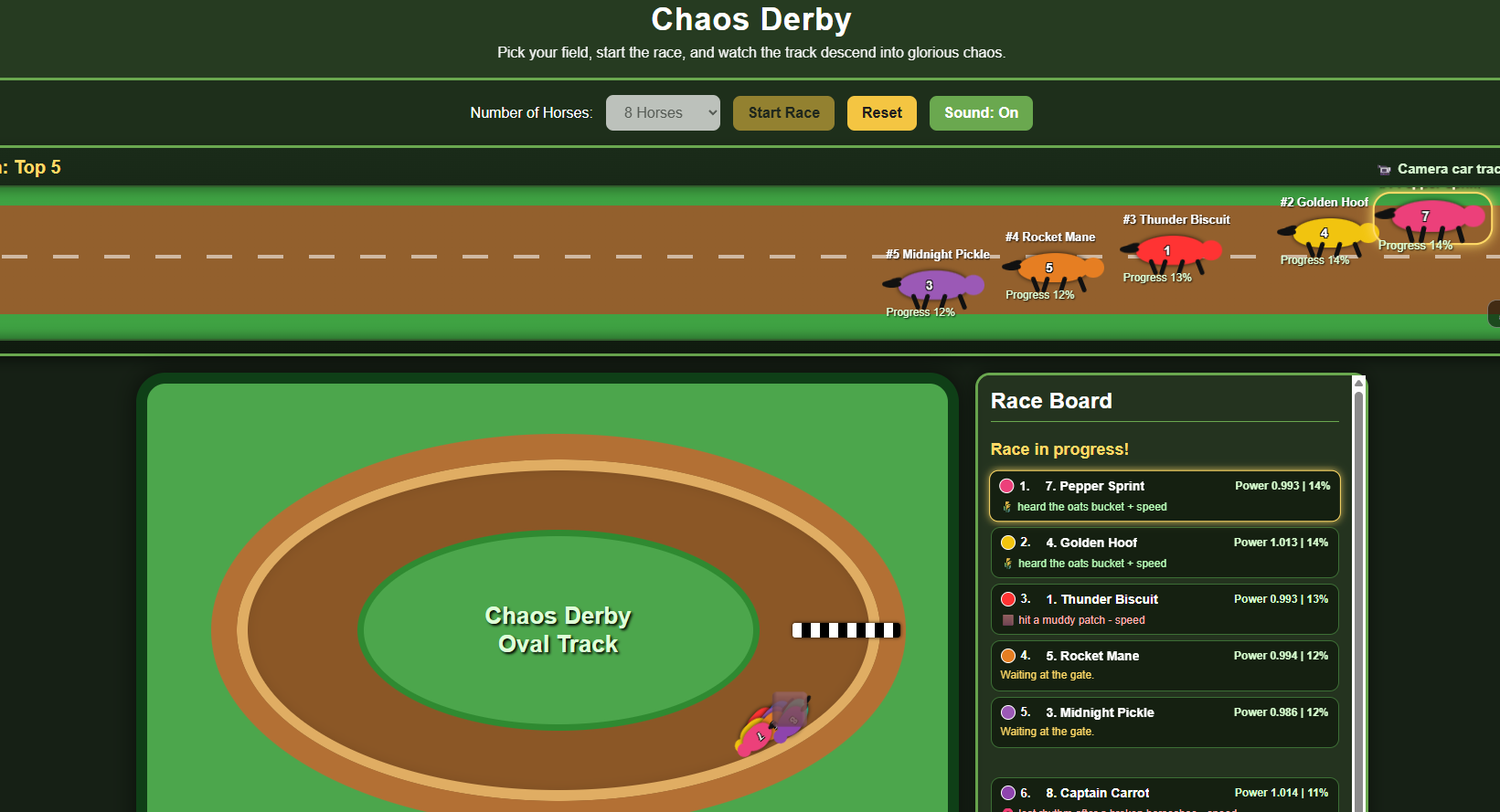Horse Race screenshot